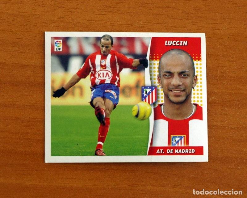 Cromos de F&uacute;tbol: Atl&eacute;tico Madrid - Luccin - Liga 2006-2007, 06-07 - Ediciones Este - Nunca Pegado