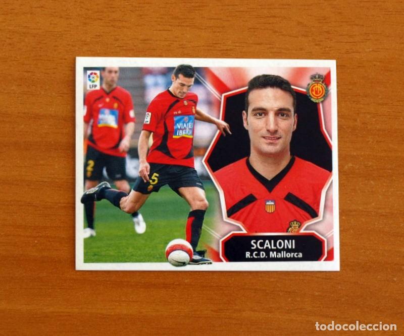 Fu&szlig;ball-Sticker: Mallorca - Scaloni - Liga 2008-2009, 08-09 - Ediciones Este - Nunca Pegado