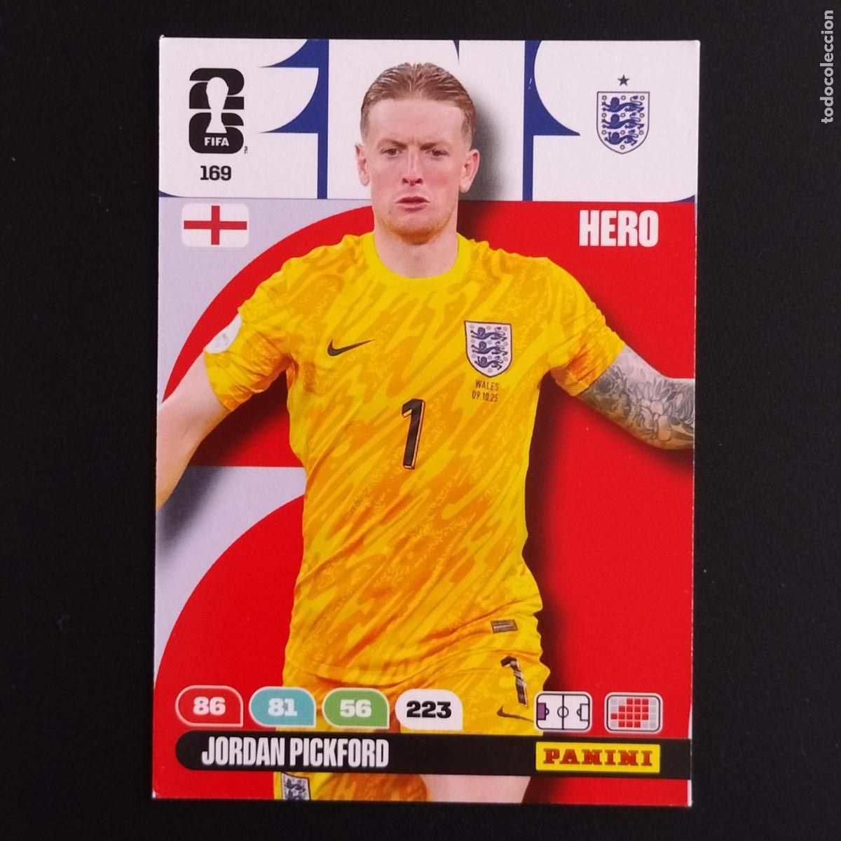 Cromos de F&uacute;tbol: 169 JORDAN PICKFORD INGLATERRA CROMOS ADRENALYN XL MUNDIAL 26 2026 FIFA WORLD CUP PANINI