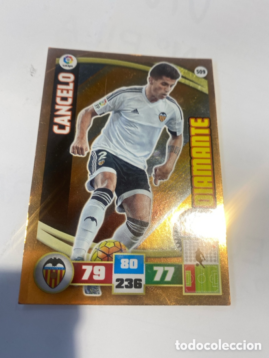 Fu&szlig;ball-Sticker: Cromo cancelo diamante