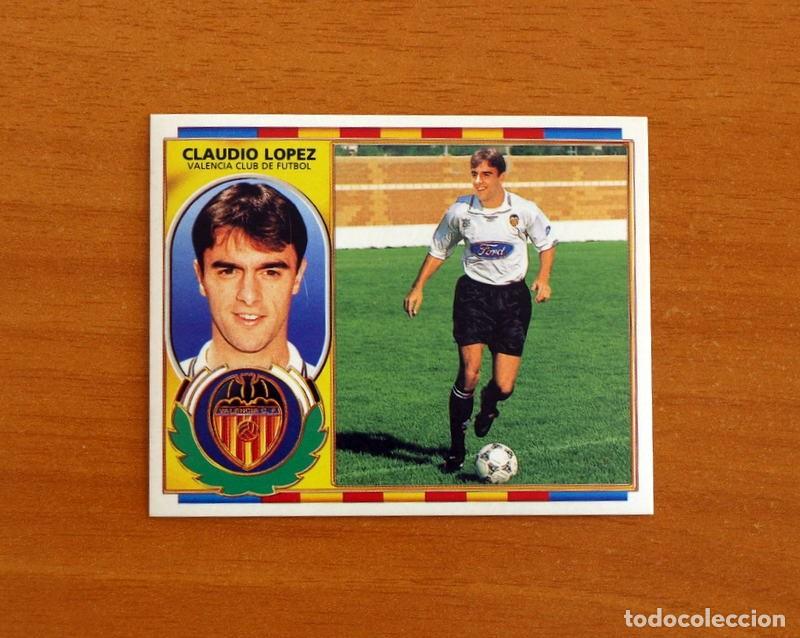 Fu&szlig;ball-Sticker: Valencia - Claudio L&oacute;pez - Ediciones Este Liga 1996-1997, 96-97 - Nunca Pegado