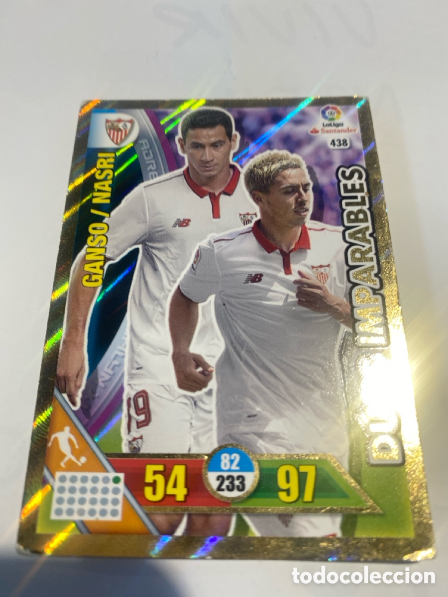 Figurine di Calcio: Cromo Ganso/Nasri d&uacute;os