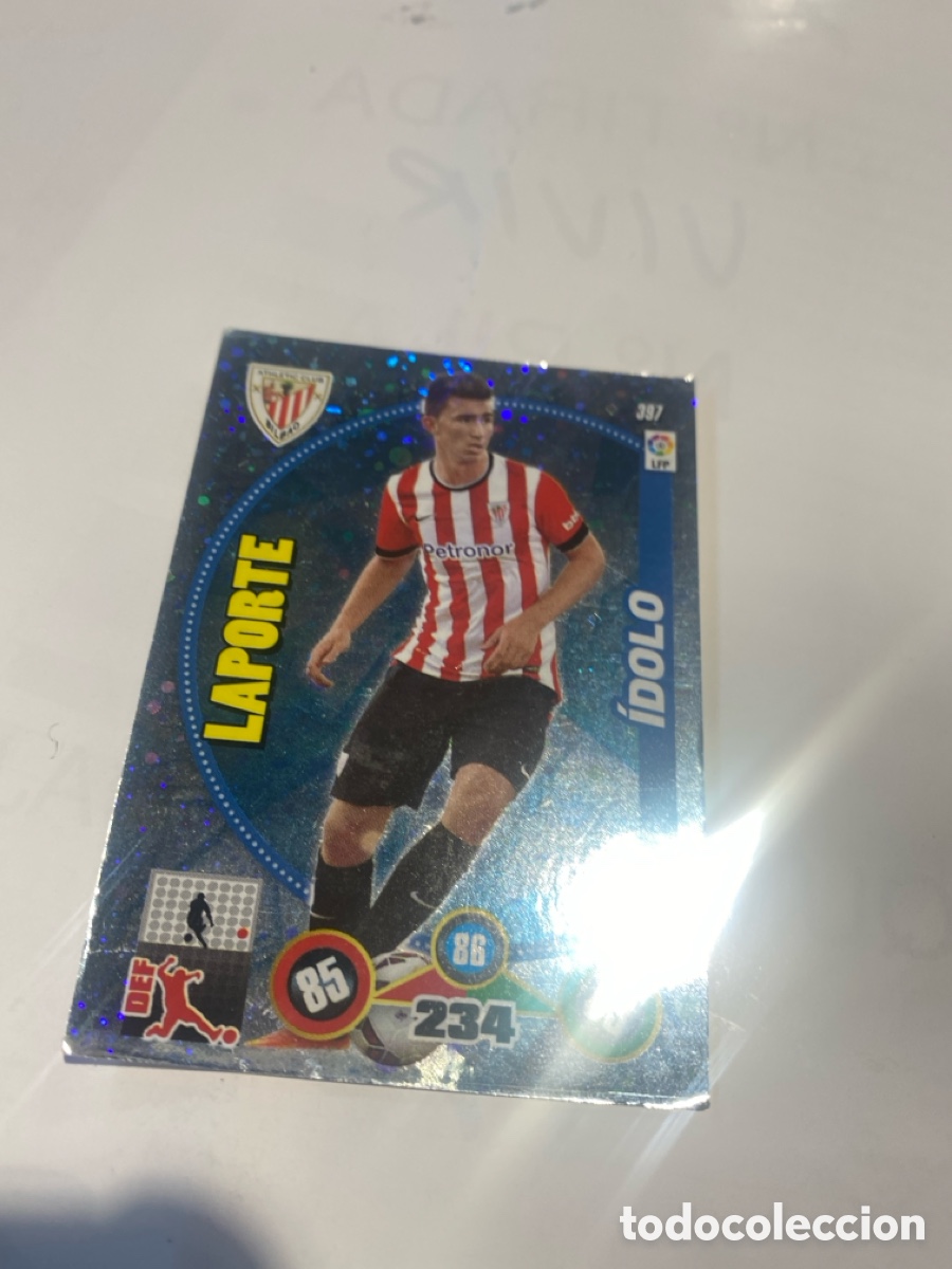 Cromos de F&uacute;tbol: Cromo Laporte idolo!!