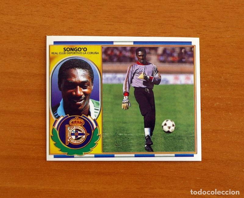 Cromos de F&uacute;tbol: Deportivo La Coru&ntilde;a - Songo'o-Songo ' o - Ediciones Este Liga 1996-1997, 96-97 - Nunca Pegado