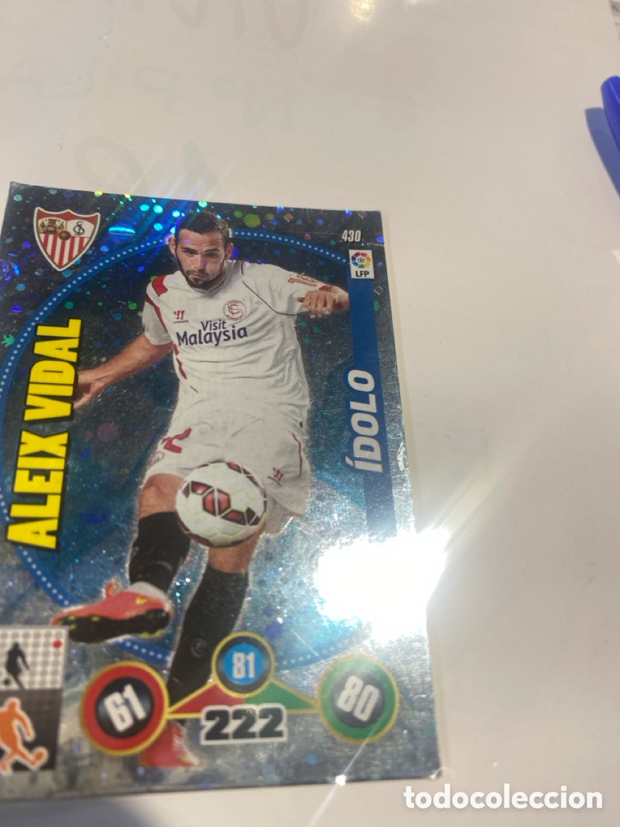 Cromos de F&uacute;tbol: Cromo aleix vidal sevilla