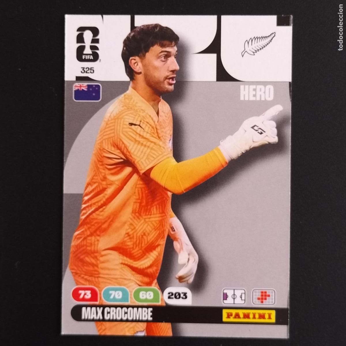 Cromos de F&uacute;tbol: 325 MAX CROCOMBE NUEVA ZELANDA CROMOS ADRENALYN XL MUNDIAL 26 2026 FIFA WORLD CUP PANINI
