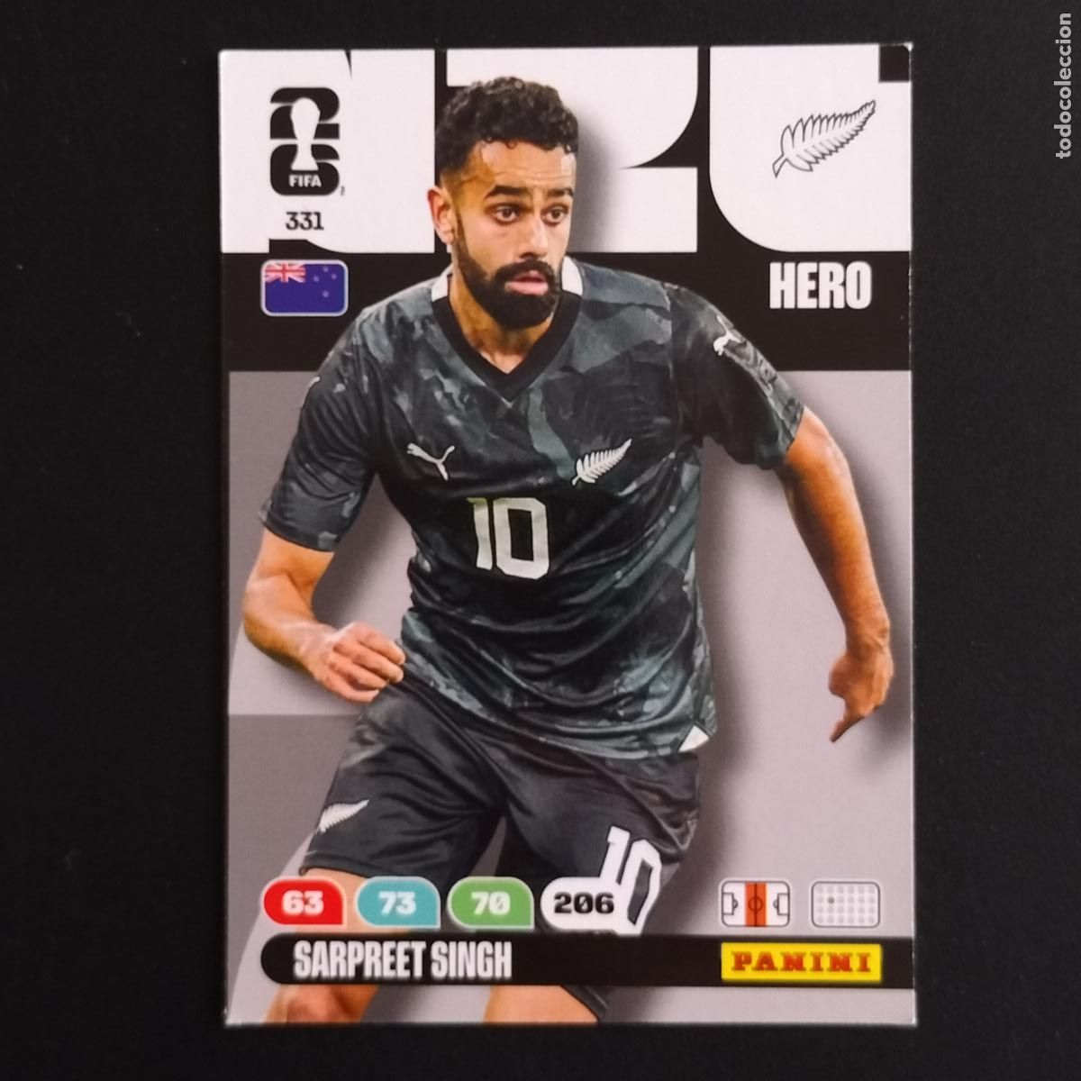Cromos de F&uacute;tbol: 331 SARPREET SINGH NUEVA ZELANDA CROMOS ADRENALYN XL MUNDIAL 26 2026 FIFA WORLD CUP PANINI
