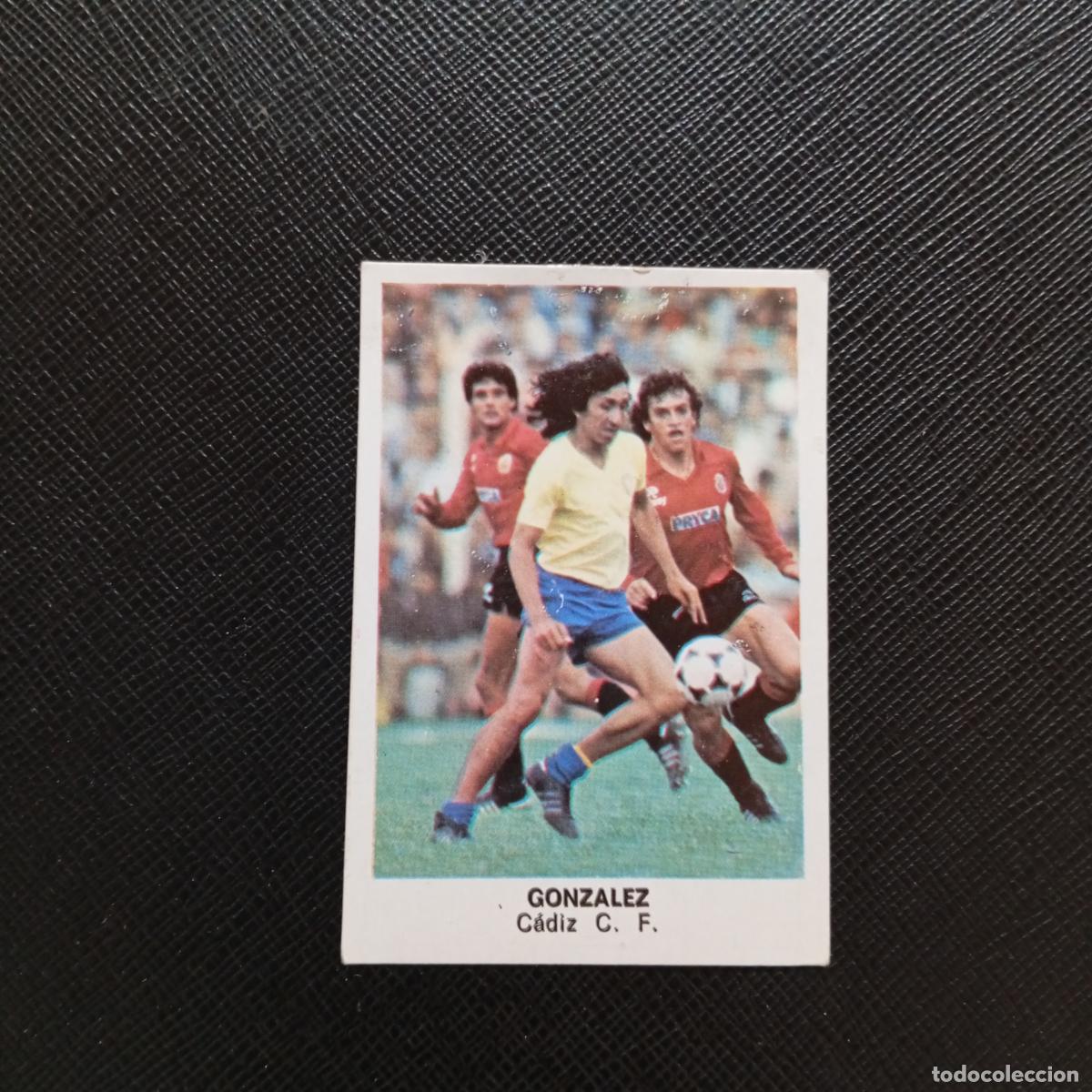 Cromos de F&uacute;tbol: GONZALEZ CADIZ CANO 1983 1984 CROMO FUTBOL 83 84 LIGA - DESPEGADO - A113 PG280