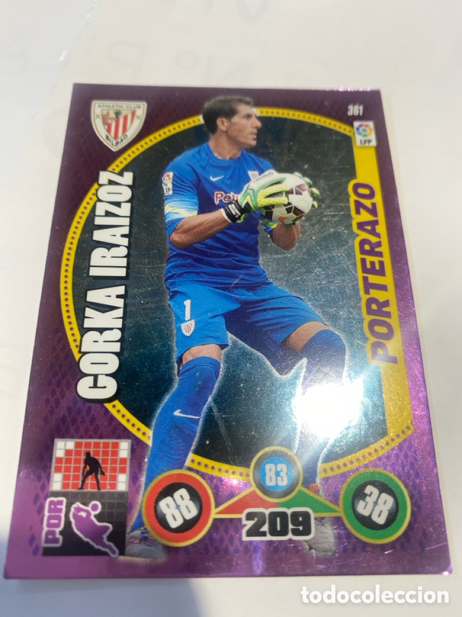 Cromos de F&uacute;tbol: Cromo Gorka Iraizoz porterazo