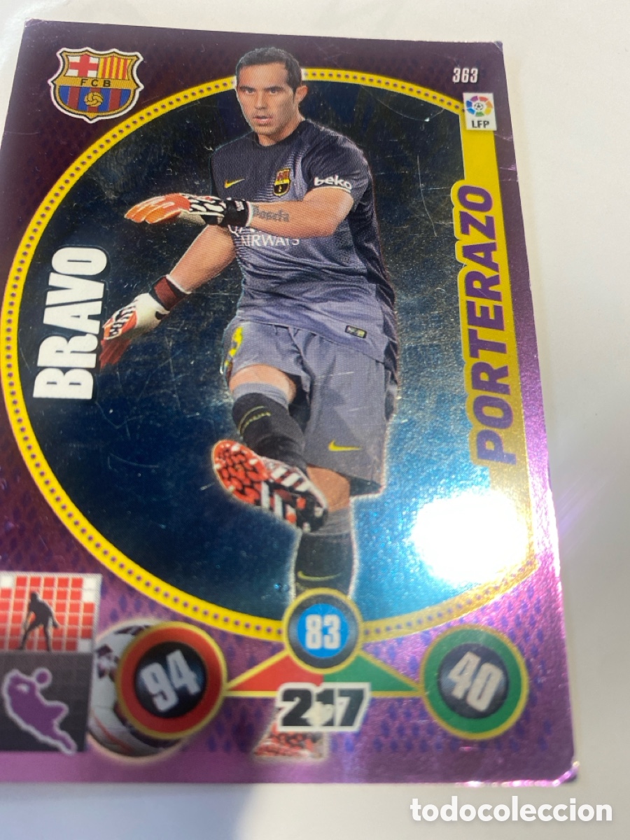 Fu&szlig;ball-Sticker: Cromo Bravo Porterazo