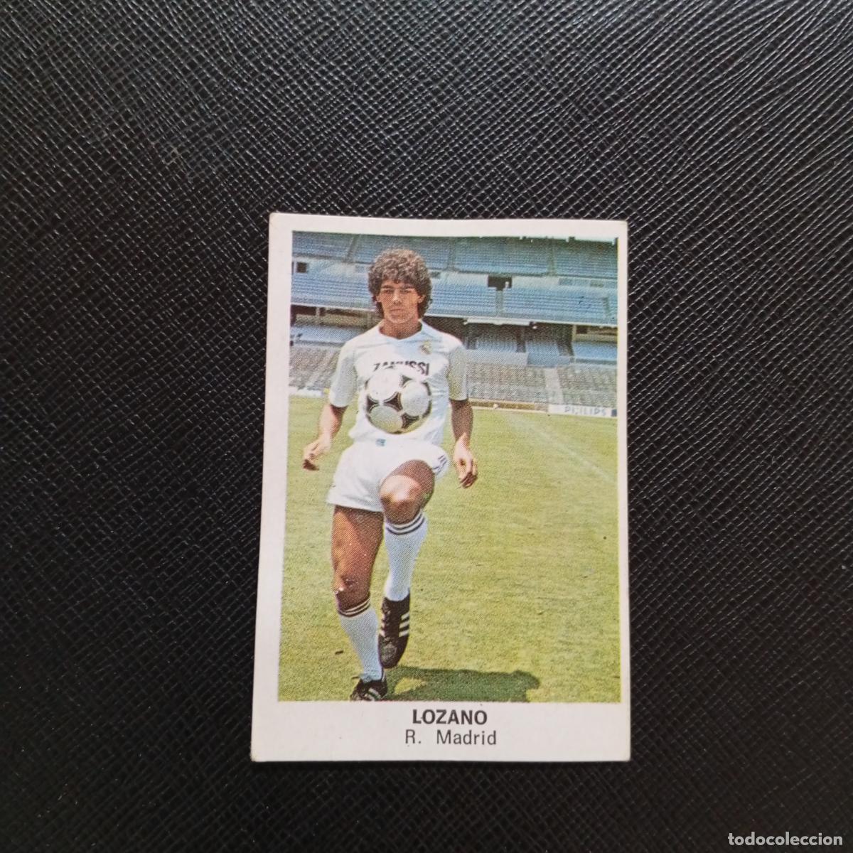 Cromos de F&uacute;tbol: LOZANO REAL MADRID CANO 1983 1984 CROMO FUTBOL 83 84 LIGA - DESPEGADO - A113 PG298 FICHAJE 1