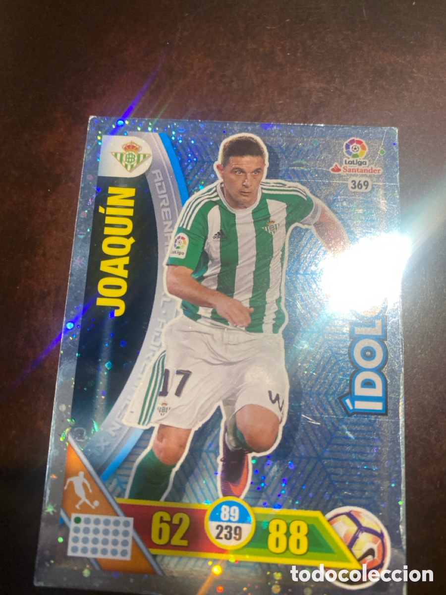Cromos de F&uacute;tbol: Cromo Juaquin. idolo