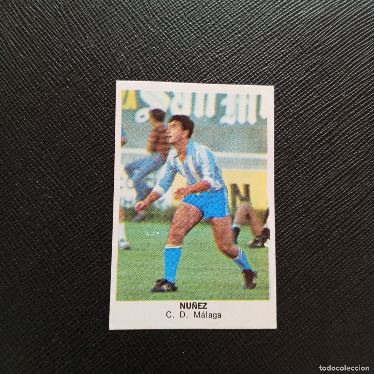 Cromos de F&uacute;tbol: NU&Ntilde;EZ MALAGA CANO 1983 1984 CROMO FUTBOL 83 84 LIGA - DESPEGADO - A113 PG307 FICHAJE 7