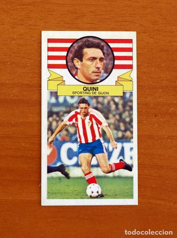 Figurine di Calcio: Sporting de Gij&oacute;n - Quini - Ediciones Este Liga 1985-1986, 85-86 - Nunca Pegado