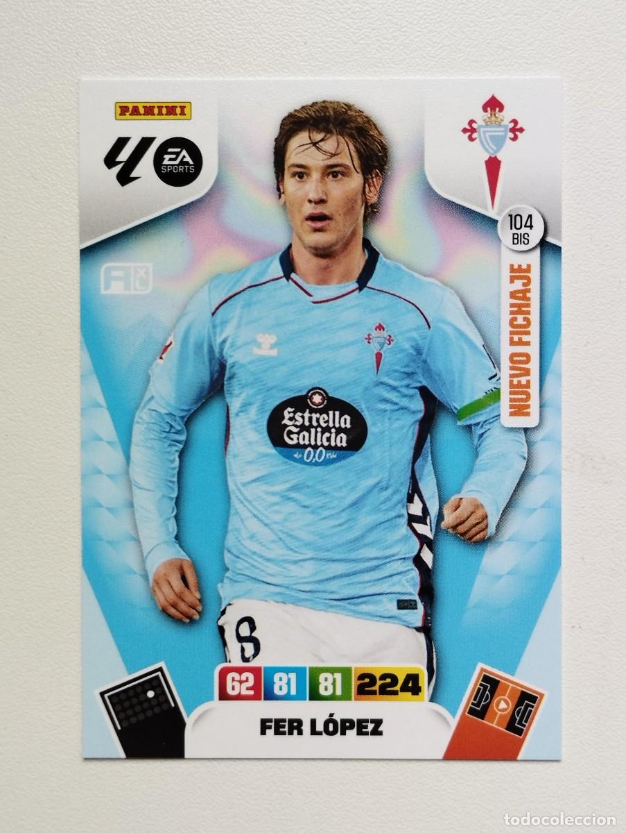 Cromos de F&uacute;tbol: CROMO CARD ADRENALYN 2025 2026 LIGA 25 26 NUEVO FICHAJE 104 FER LOPEZ CELTA DE VIGO