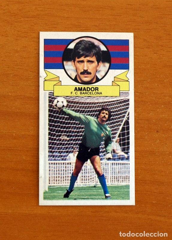 Cromos de F&uacute;tbol: F&uacute;tbol Club Barcelona - Amador - Ediciones Este Liga 1985-1986, 85-86 - Cromo Nunca Pegado
