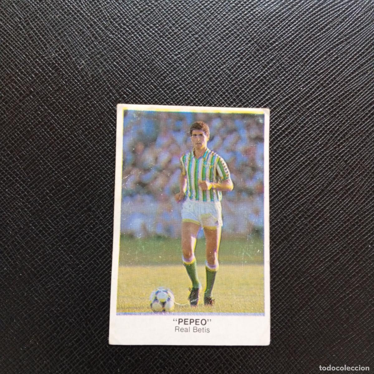 Cromos de F&uacute;tbol: PEPEO REAL BETIS CANO 1983 1984 CROMO FUTBOL 83 84 LIGA - DESPEGADO - A113 PG316 FICHAJE 17