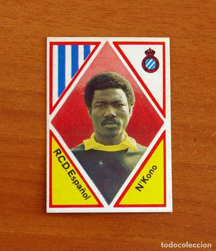Cromos de F&uacute;tbol: R.C.D. Espa&ntilde;ol, Espanyol - N&ordm; 106 N'Kono -N ' Kono - Editorial Maga 1983-1984, 83-84 - Nunca Pegado