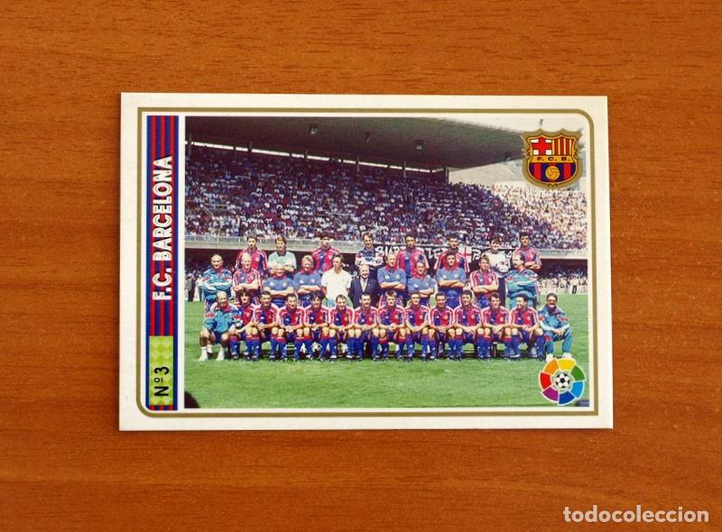 Cromos de F&uacute;tbol: Barcelona - N&ordm; 3 Plantilla - Mundicromo Las Fichas de la Liga Nacional de F&uacute;tbol 1994-1995-94-95