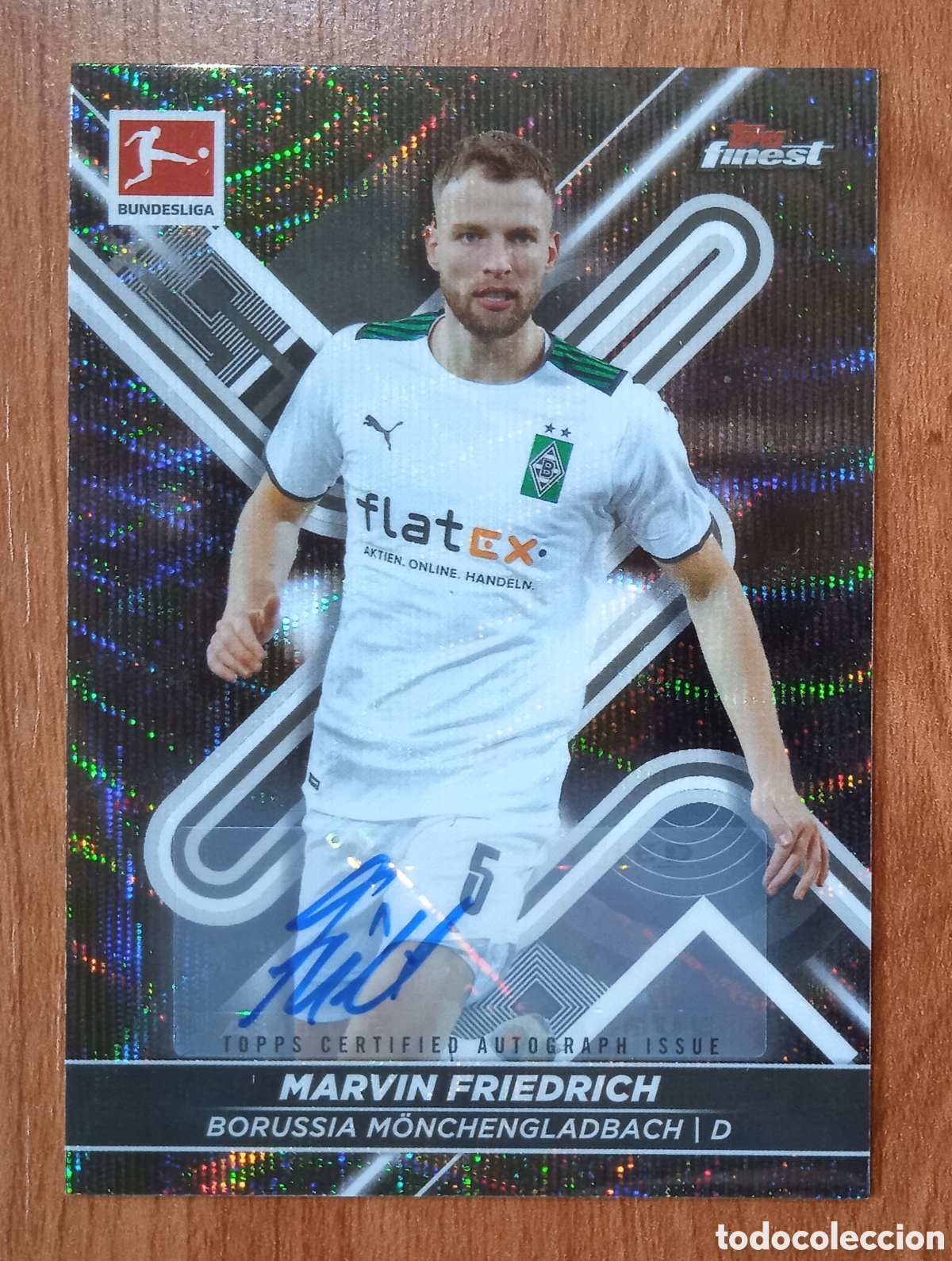 Figurine di Calcio: MARVIN FRIEDRICH BORUSSIA MONCHENGLADBACH 2021 2022 21 22 TOPS FINEST AUTO /150 #17 REFRACTOR ONDA