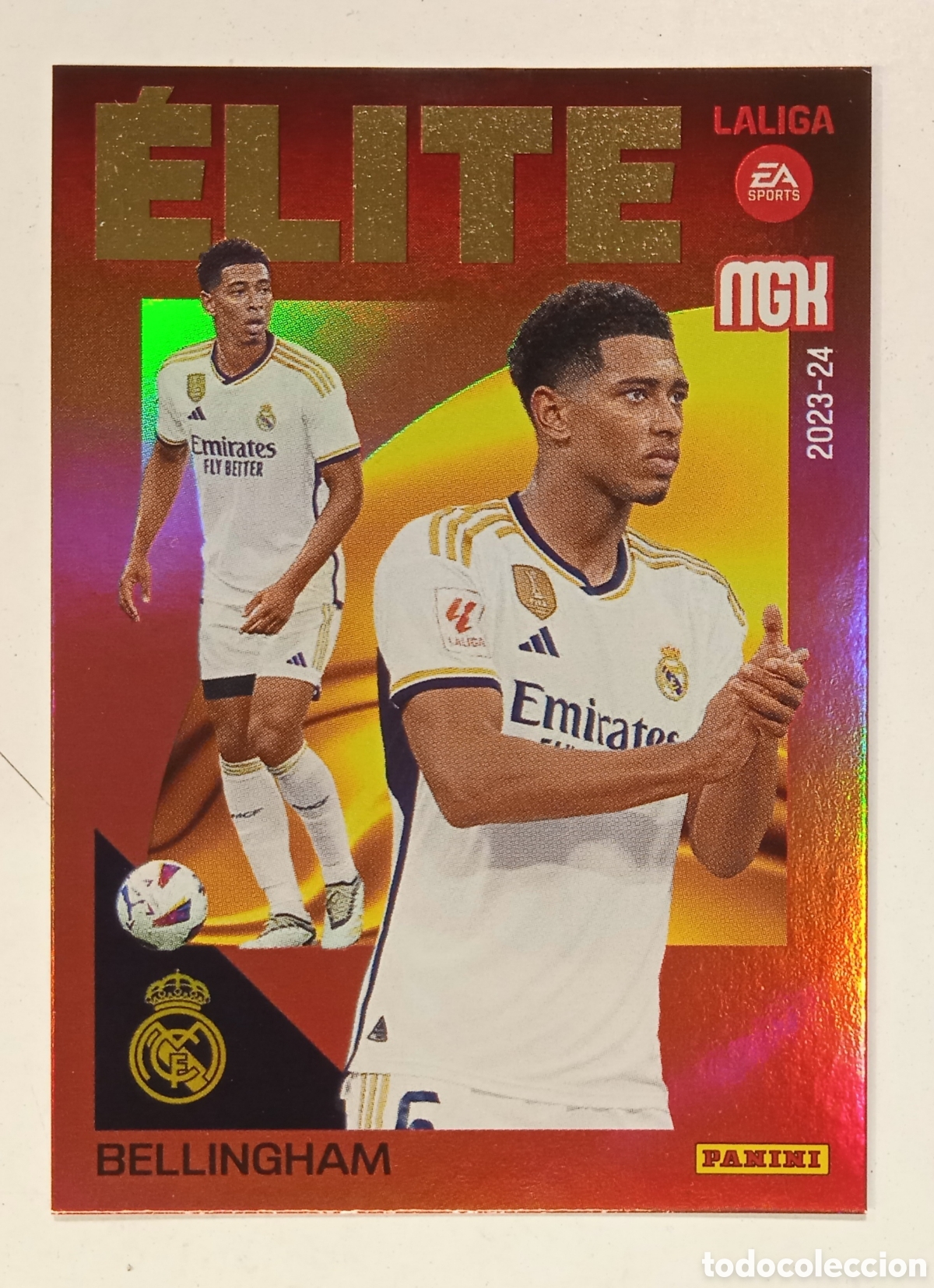 Figurine di Calcio: JUDE BELLINGHAM REAL MADRID 2023 2024 23 24 PANINI MEGACRACKS ELITE 505