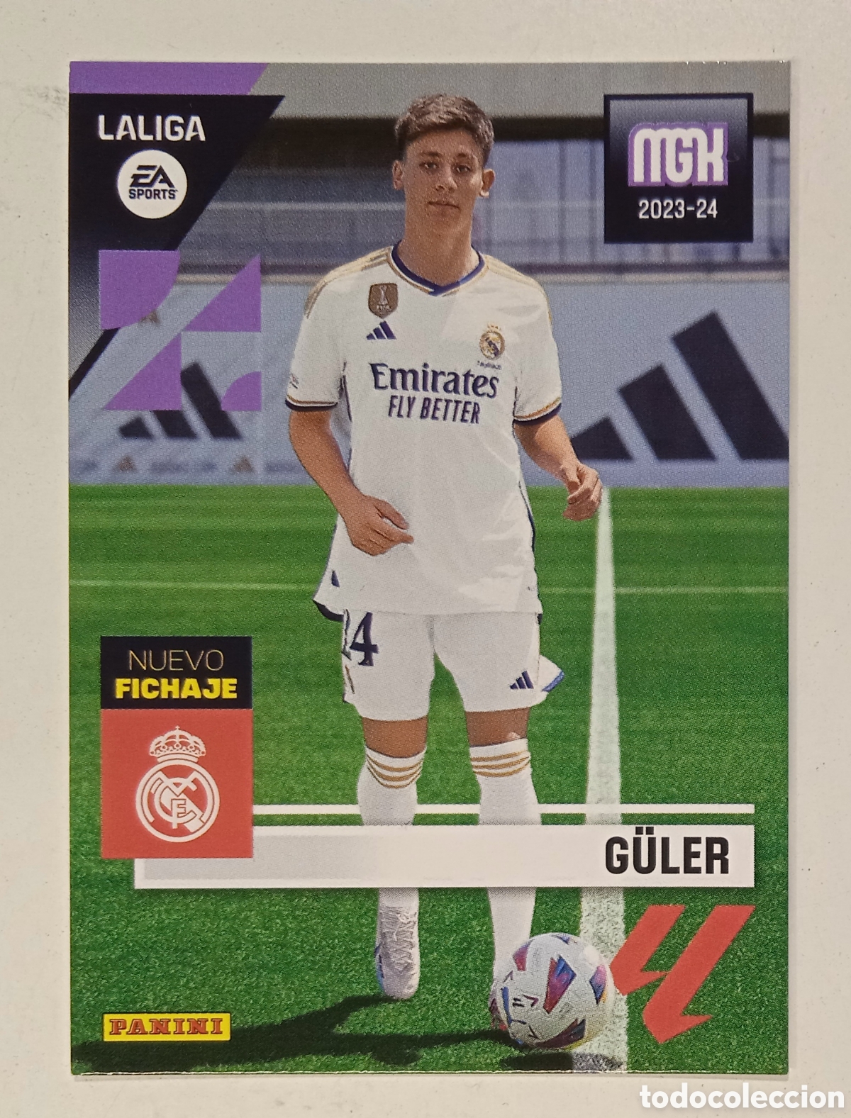 Cromos de F&uacute;tbol: ARDA GULER REAL MADRID 2023 2024 23 24 FICHAJE PANINI MEGACRACKS 461