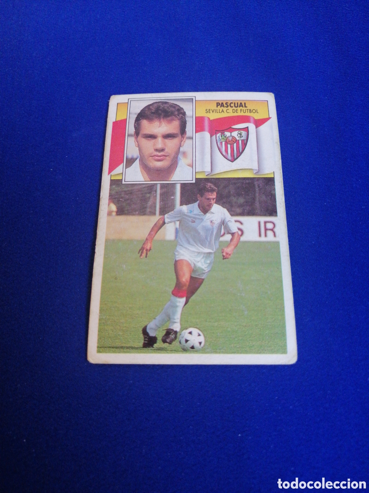 Cromos de F&uacute;tbol: LIGA DE FUTBOL 90-91 - SEVILLA CLUB DE F&Uacute;TBOL - PASCUAL