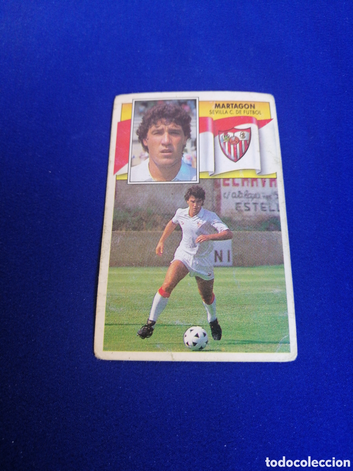 Cromos de F&uacute;tbol: LIGA DE FUTBOL 90-91 - SEVILLA CLUB DE F&Uacute;TBOL - MARTAGON