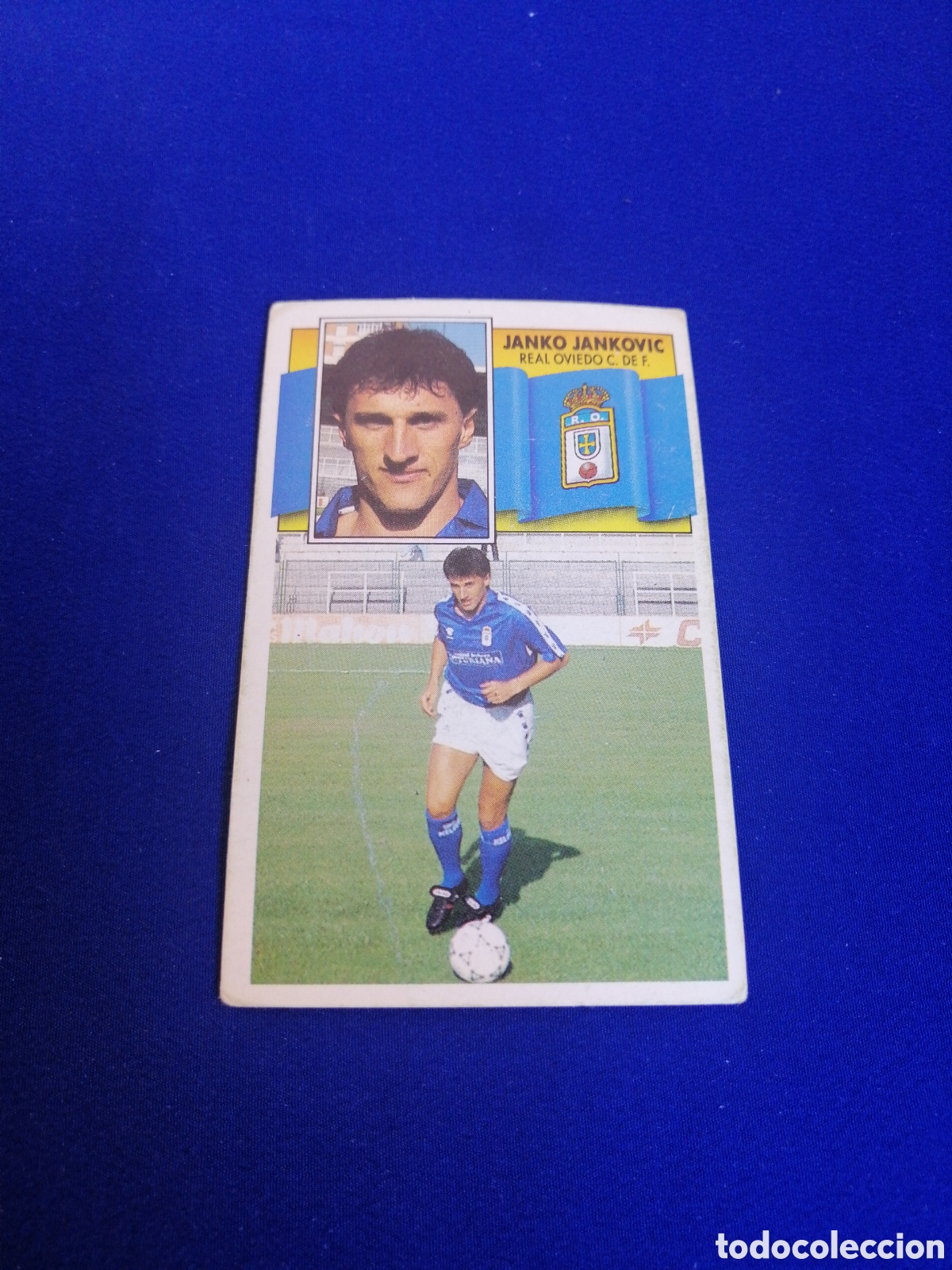 Cromos de F&uacute;tbol: LIGA DE FUTBOL 90-91 - REAL OVUDEO CLUB DE F&Uacute;TBOL - JANKO JANKOVIC - FICHAJES N&deg; 25