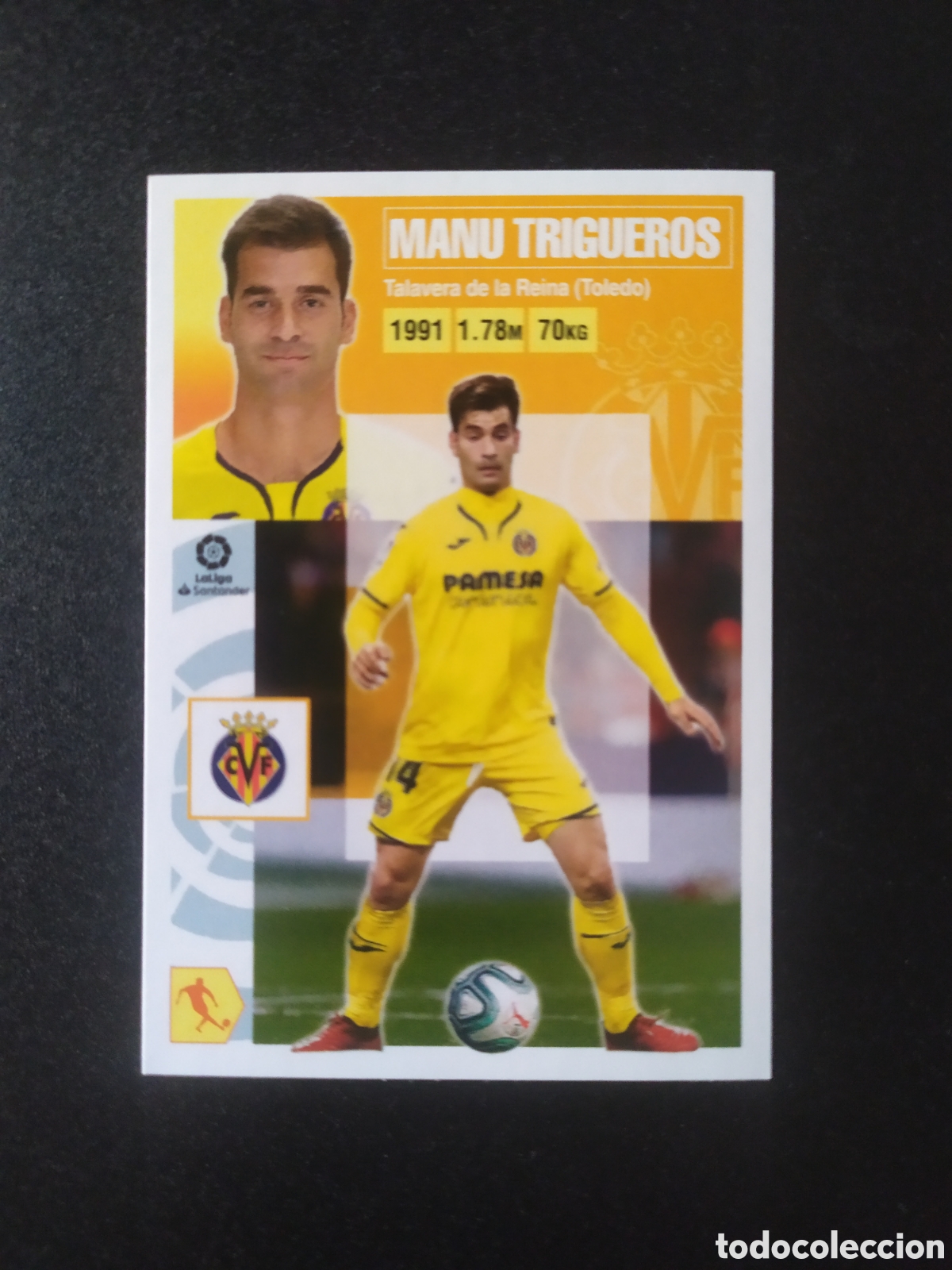 Cromos de F&uacute;tbol: Liga este 2020 2021 20 21 panini Manu Trigueros n&deg; 13 Villarreal