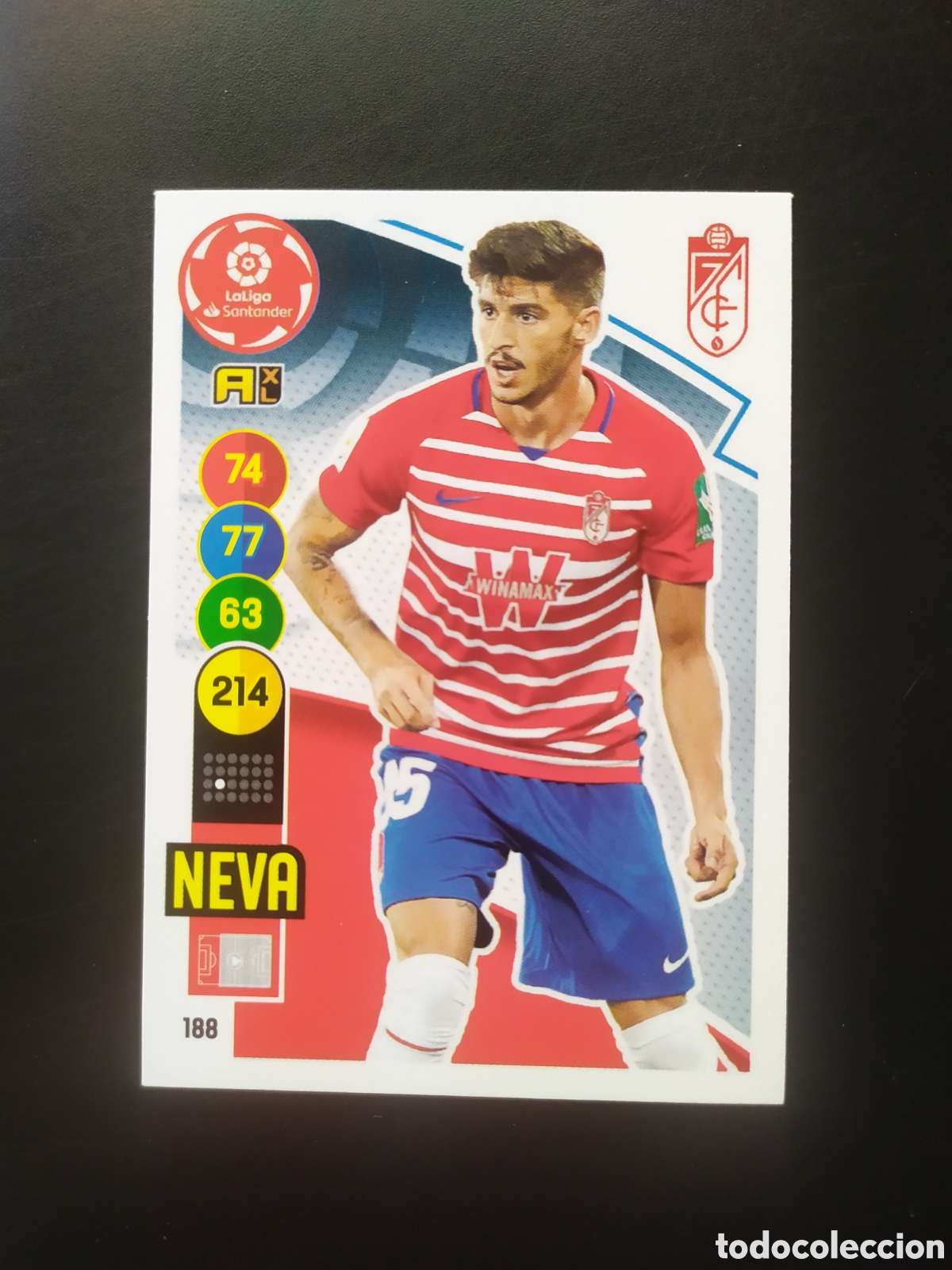 Cromos de F&uacute;tbol: Adrenalyn 2020 2021 20 21 panini Neva n&deg; 188 Granada