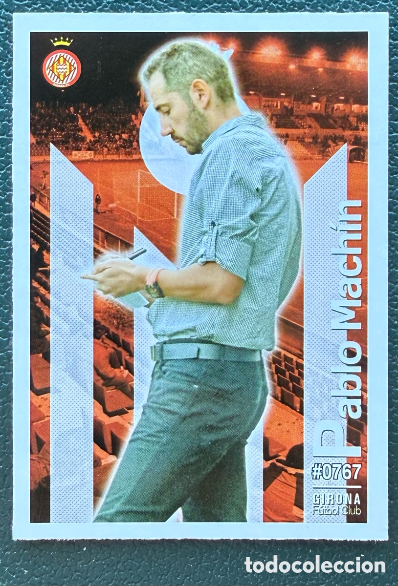 Cromos de F&uacute;tbol: 767 PABLO MACHIN GIRONA FC FICHAS ALBUM MUNDICROMO 2015 2016 15 16