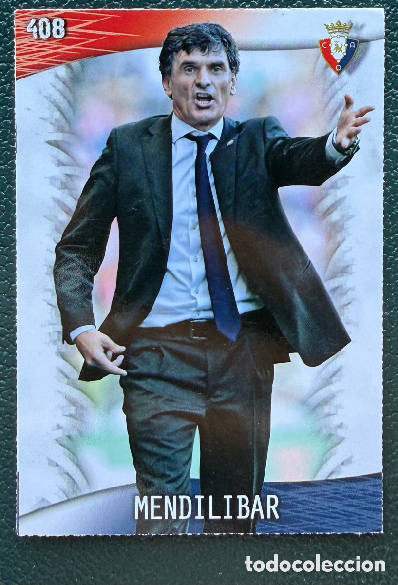Cromos de Futebol: 408 MENDILIBAR CA OSASUNA FICHAS ALBUM MUNDICROMO 2013 2014 13 14