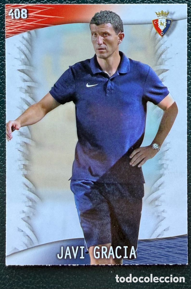 Cromos de Futebol: 408 JAVI GRACIA CA OSASUNA FICHAS ALBUM MUNDICROMO 2013 2014 13 14