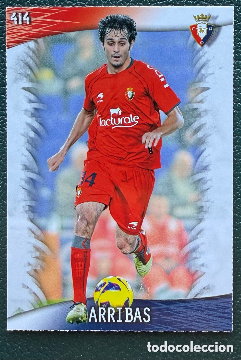 Cromos de Futebol: 414 ARRIBAS CA OSASUNA FICHAS ALBUM MUNDICROMO 2013 2014 13 14