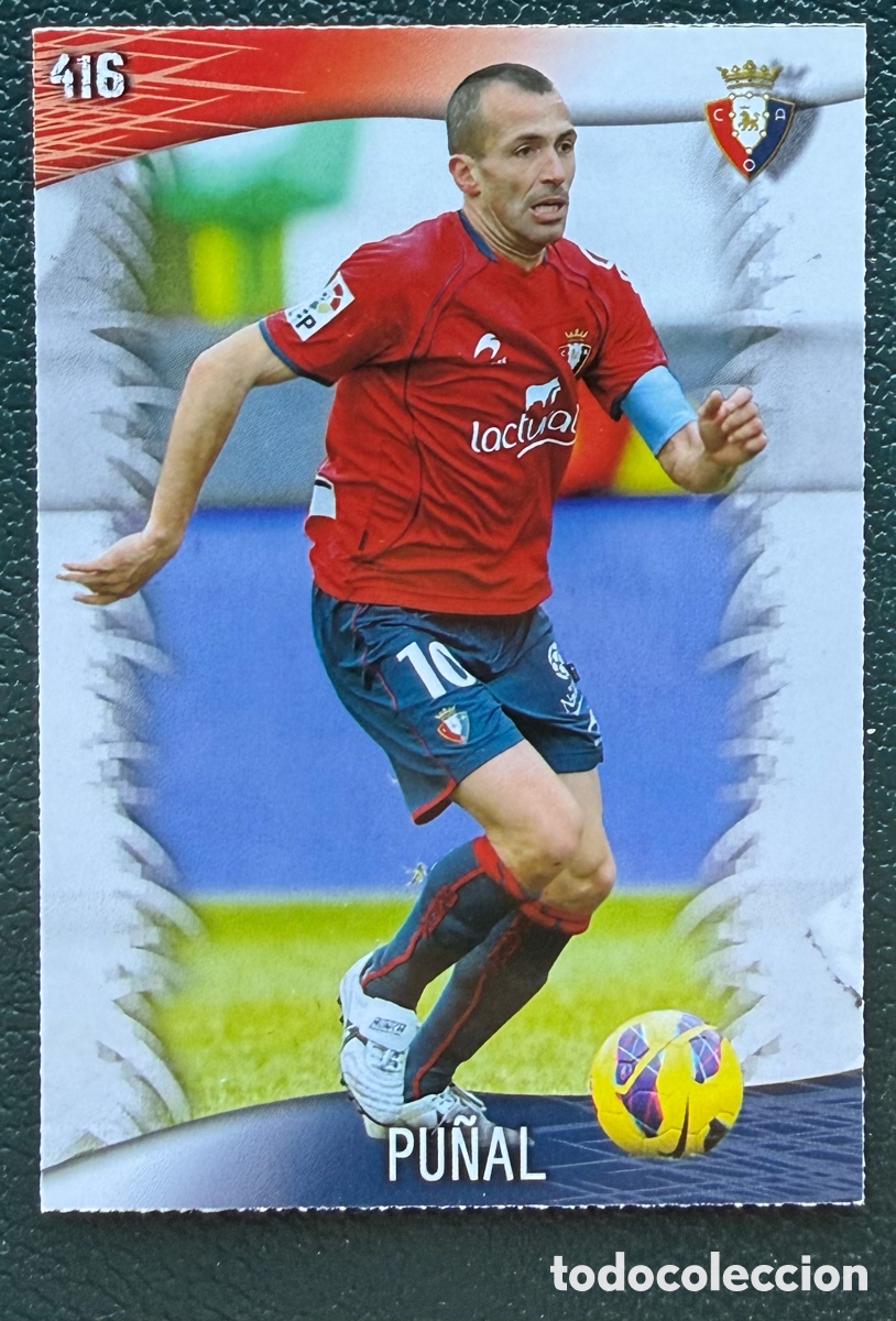 Cromos de Futebol: 416 PU&Ntilde;AL CA OSASUNA FICHAS ALBUM MUNDICROMO 2013 2014 13 14