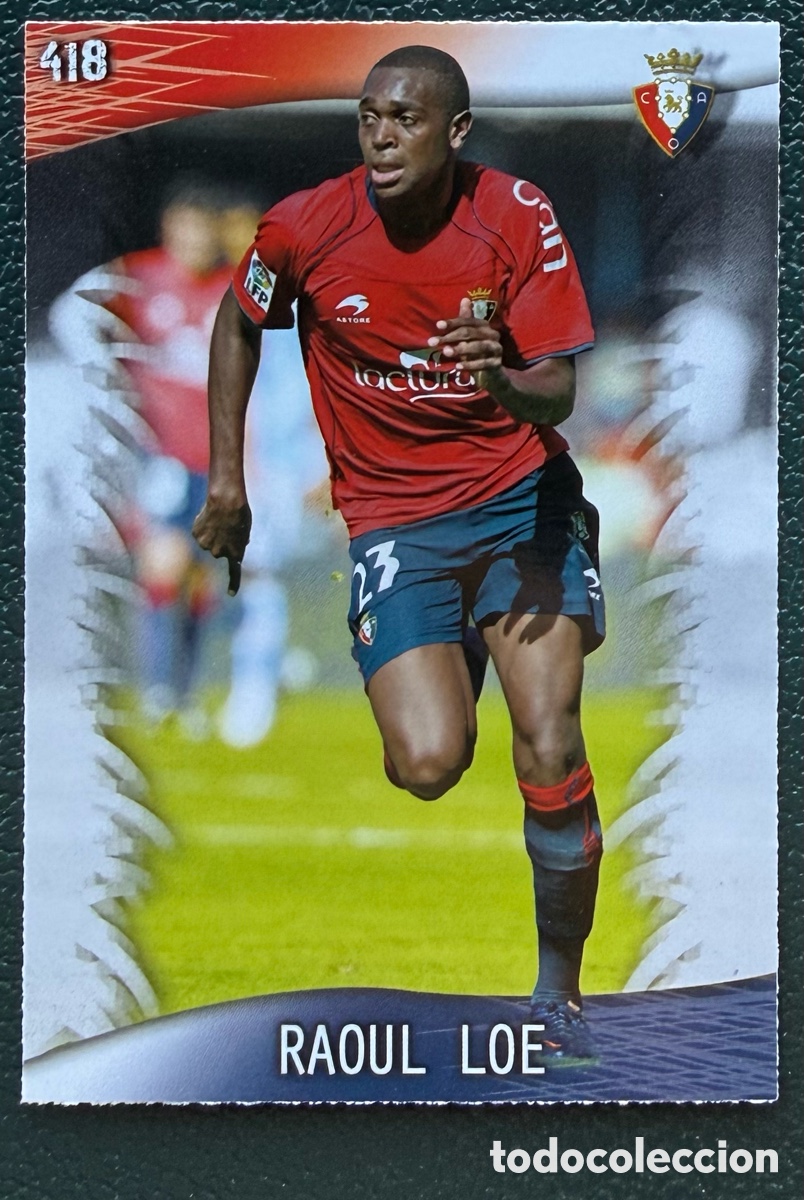 Cromos de Futebol: 418 RAOUL LOE CA OSASUNA FICHAS ALBUM MUNDICROMO 2013 2014 13 14