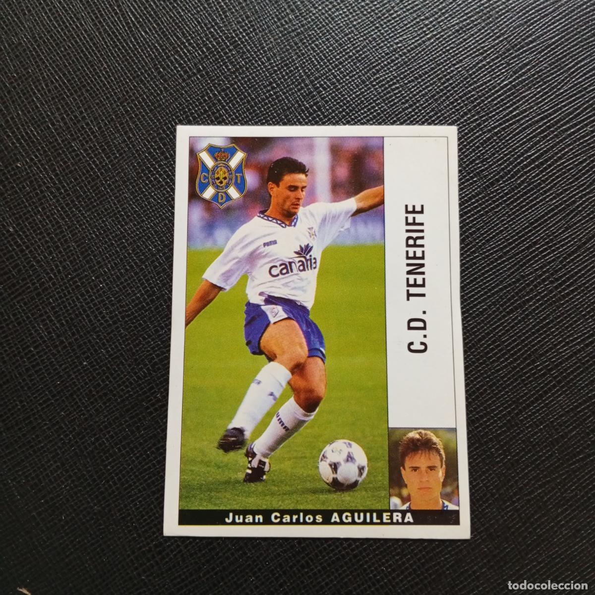 Cromos de F&uacute;tbol: AGUILERA TENERIFE PANINI 1995 1996 CROMO FUTBOL LIGA 95 96 - SIN PEGAR - A168 PG55