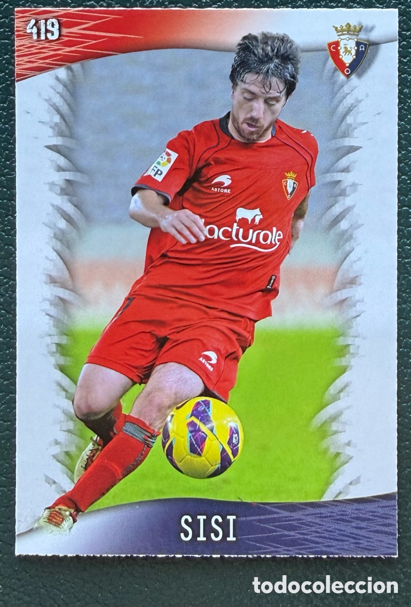 Cromos de Futebol: 419 SISI CA OSASUNA FICHAS ALBUM MUNDICROMO 2013 2014 13 14
