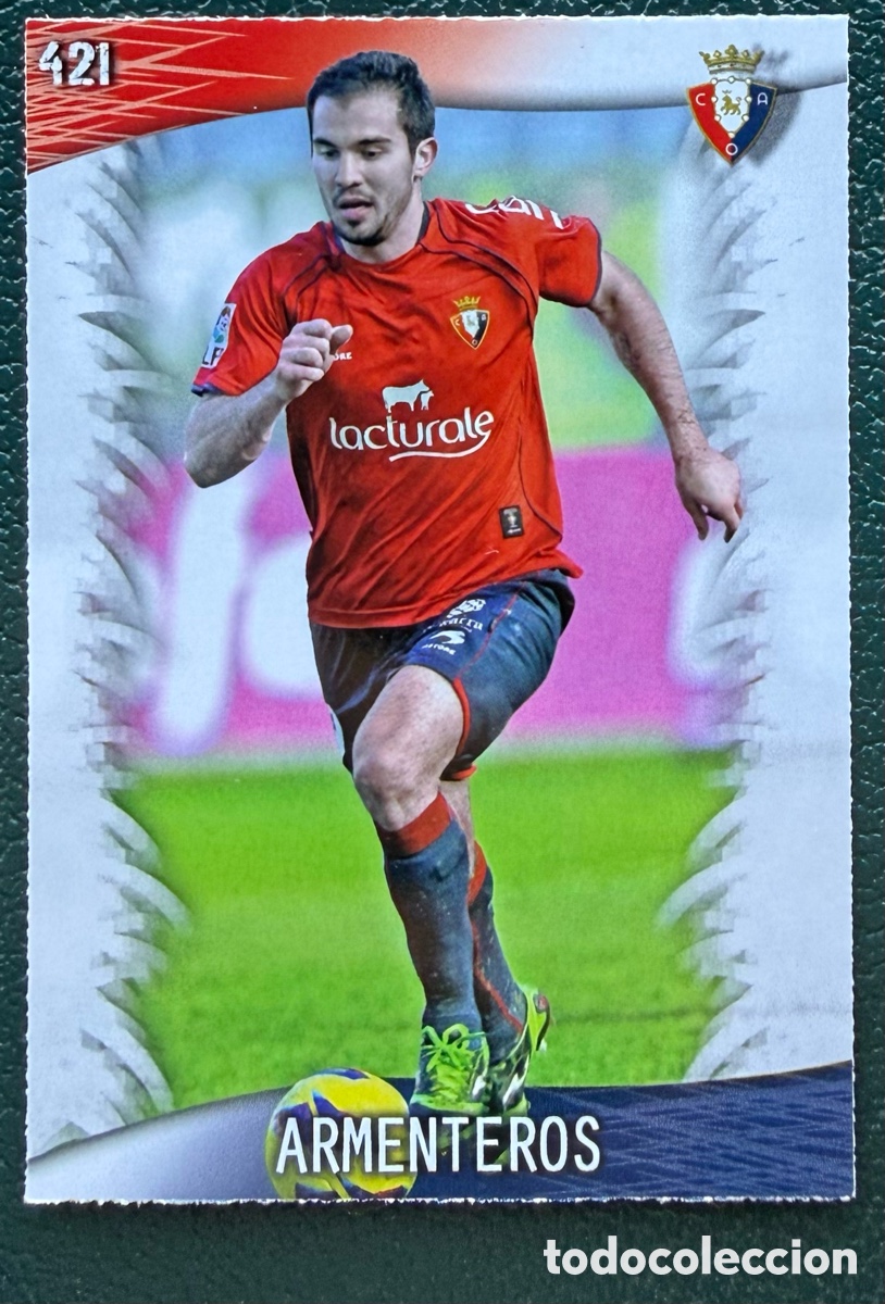 Cromos de Futebol: 421 ARMENTEROS CA OSASUNA FICHAS ALBUM MUNDICROMO 2013 2014 13 14