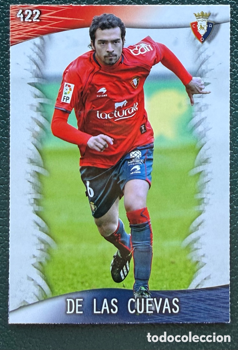 Cromos de Futebol: 422 DE LAS CUEVAS CA OSASUNA FICHAS ALBUM MUNDICROMO 2013 2014 13 14