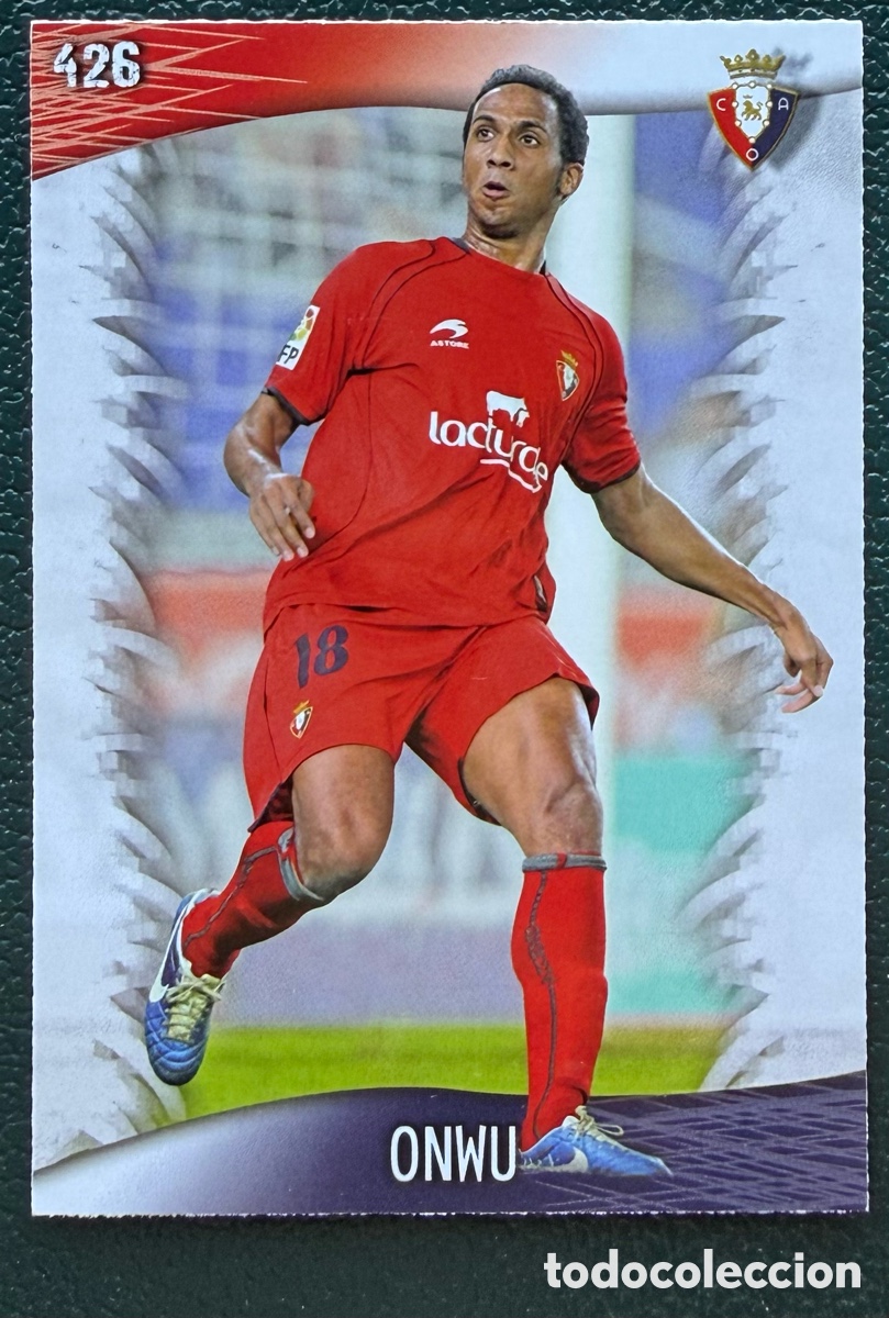 Cromos de Futebol: 426 ONWU CA OSASUNA FICHAS ALBUM MUNDICROMO 2013 2014 13 14