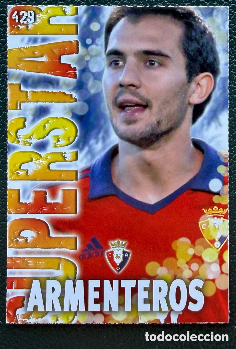 Cromos de Futebol: 429 ARMENTEROS SUPERSTAR CA OSASUNA FICHAS ALBUM MUNDICROMO 2013 2014 13 14