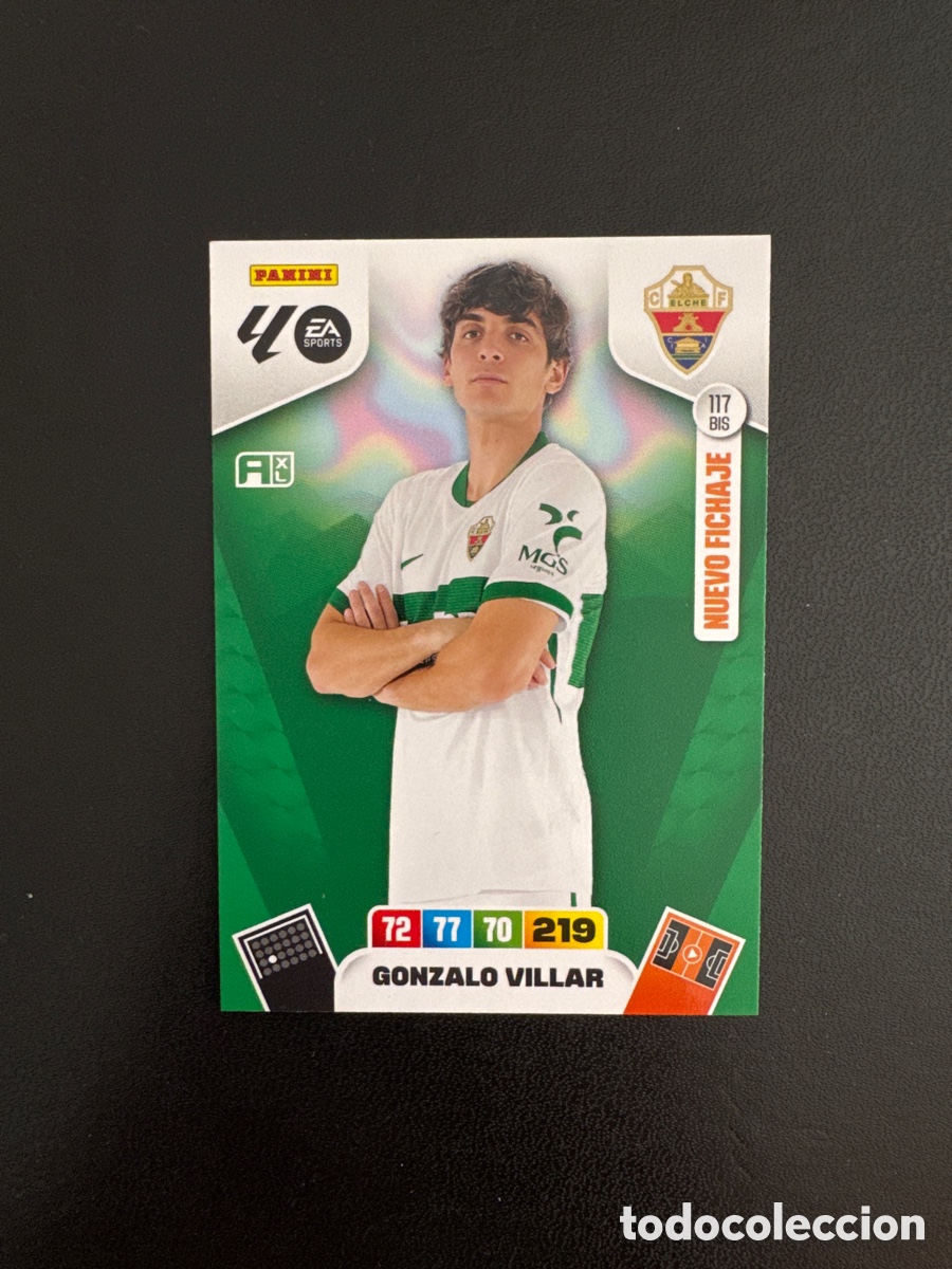 Cromos de Futebol: GONZALO VILLAR ELCHE NUMERO 117 BIS ADRENALYN 2025 2026