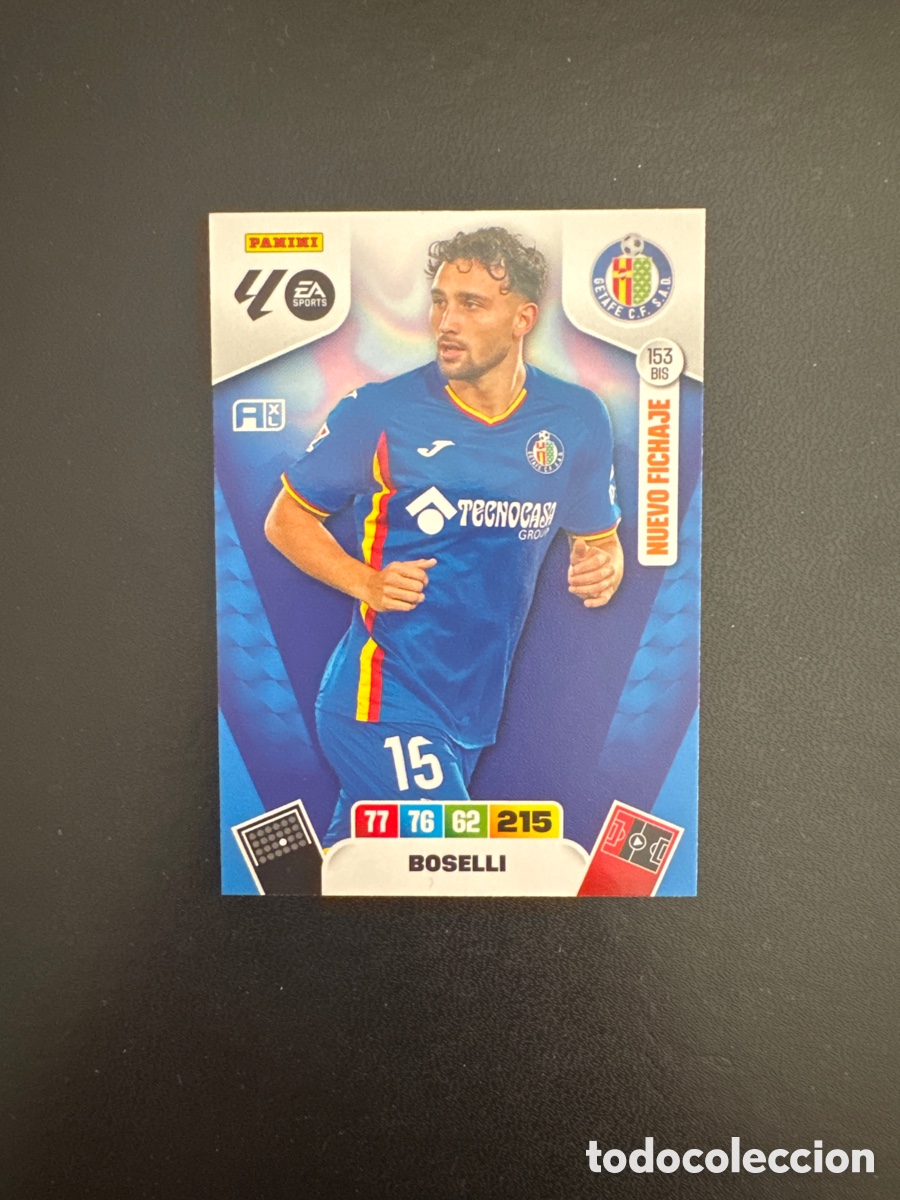 Cromos de Futebol: BOSELLI GETAFE NUMERO 153 BIS ADRENALYN 2025 2026