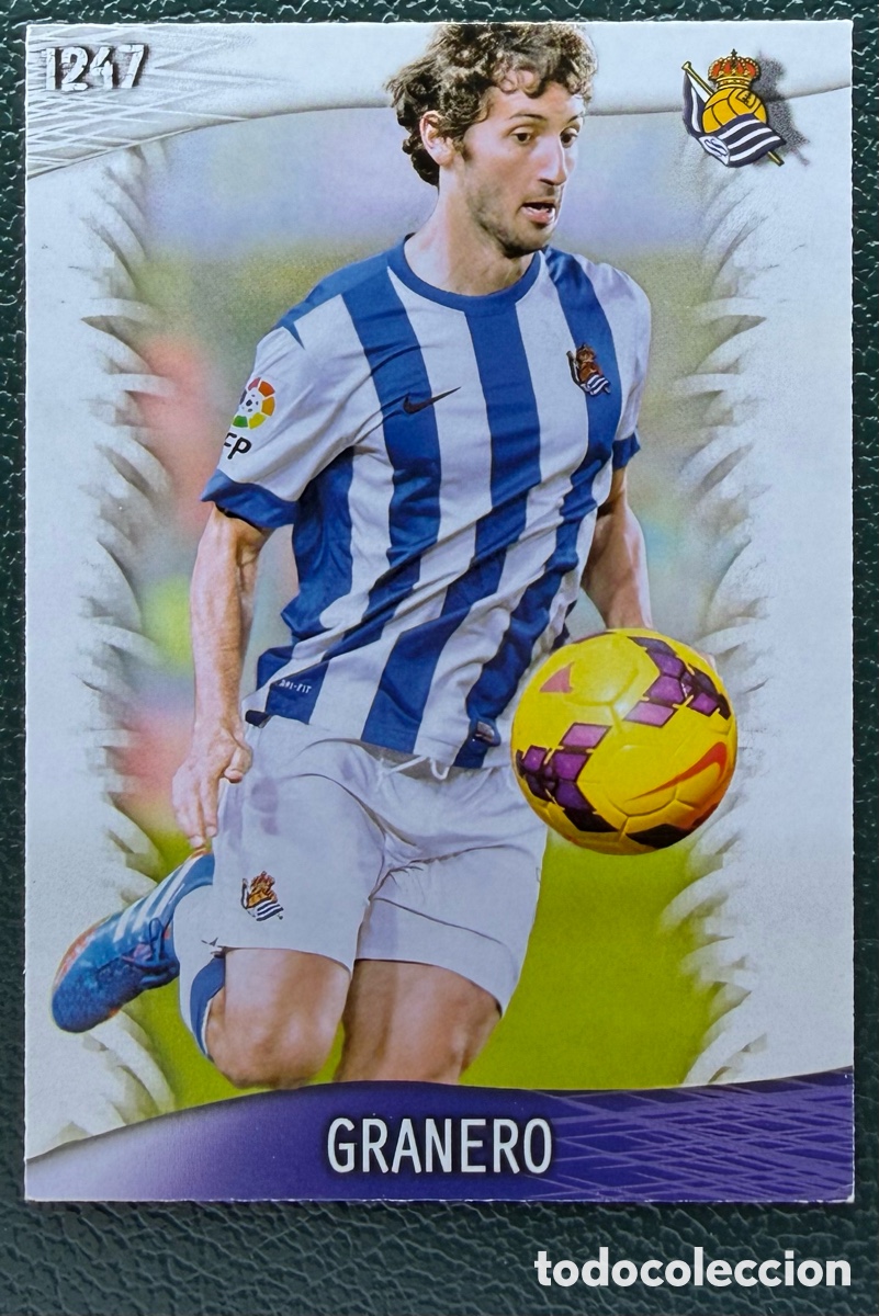 Cromos de Futebol: 1247 GRANERO REAL SOCIEDAD FICHAS ALBUM MUNDICROMO 2013 2014 13 14