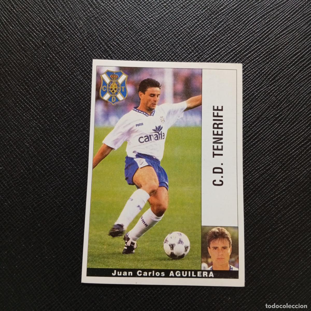 Cromos de F&uacute;tbol: AGUILERA TENERIFE PANINI 1995 1996 CROMO FUTBOL LIGA 95 96 - SIN PEGAR - A168 PG64