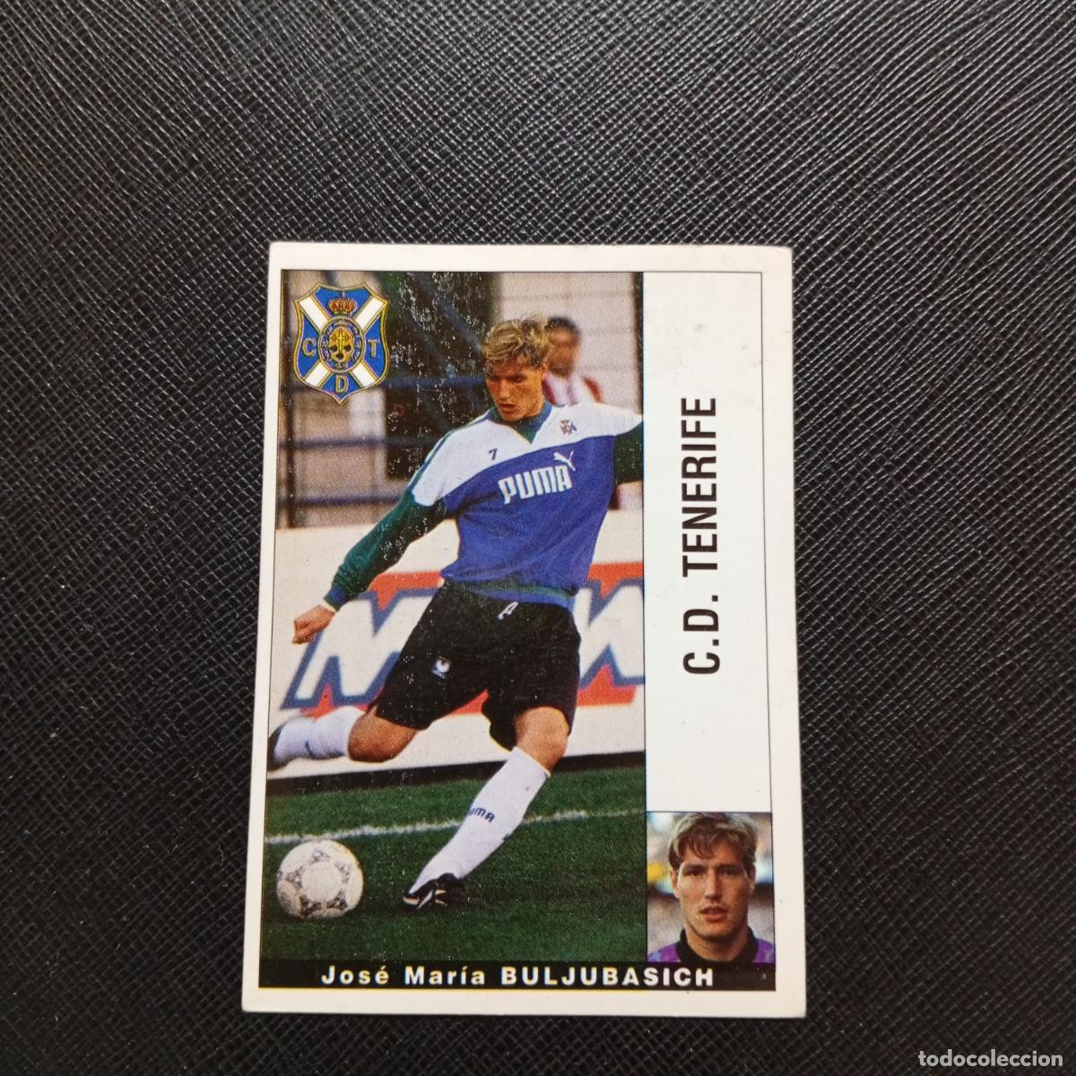 Cromos de F&uacute;tbol: BULJUBASICH TENERIFE PANINI 1995 1996 CROMO FUTBOL LIGA 95 96 - SIN PEGAR - A168 PG64