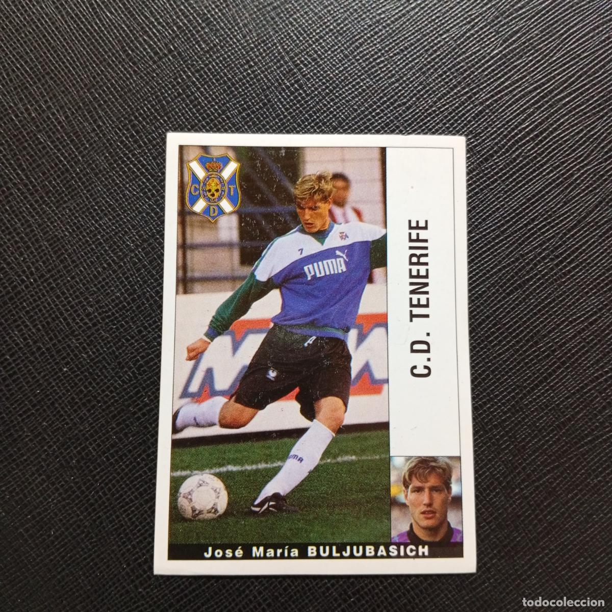 Cromos de F&uacute;tbol: BULJUBASICH TENERIFE PANINI 1995 1996 CROMO FUTBOL LIGA 95 96 - SIN PEGAR - A168 PG64 B