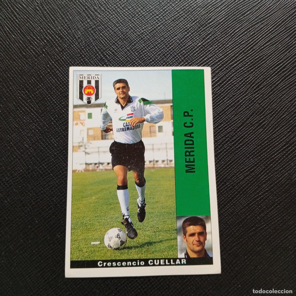 Cromos de F&uacute;tbol: CUELLAR MERIDA PANINI 1995 1996 CROMO FUTBOL LIGA 95 96 - SIN PEGAR - A168 PG73